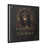 Framed Matte Canvas - "Crowned with Thorns" Religious Wall Art Canvas Printify 
