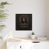 Framed Matte Canvas - "Crowned with Thorns" Religious Wall Art Canvas Printify 