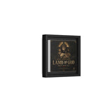 Lamb of God Matte Canvas Print — 'Redeemer. Sacrifice. Grace.' Framed Religious Wall Art Canvas Printify 