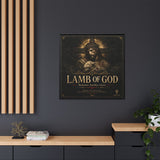 Lamb of God Matte Canvas Print — 'Redeemer. Sacrifice. Grace.' Framed Religious Wall Art Canvas Printify 