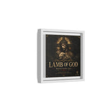 Lamb of God Matte Canvas Print — 'Redeemer. Sacrifice. Grace.' Framed Religious Wall Art Canvas Printify 
