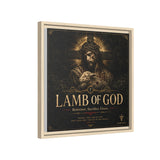 Lamb of God Matte Canvas Print — 'Redeemer. Sacrifice. Grace.' Framed Religious Wall Art Canvas Printify 