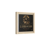 Lamb of God Matte Canvas Print — 'Redeemer. Sacrifice. Grace.' Framed Religious Wall Art Canvas Printify 