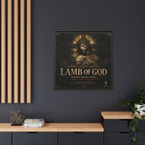 Lamb of God Matte Canvas Print — 'Redeemer. Sacrifice. Grace.' Framed Religious Wall Art Canvas Printify 