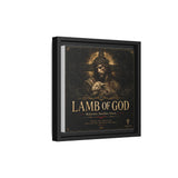 Lamb of God Matte Canvas Print — 'Redeemer. Sacrifice. Grace.' Framed Religious Wall Art Canvas Printify 