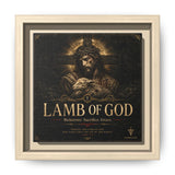 Lamb of God Matte Canvas Print — 'Redeemer. Sacrifice. Grace.' Framed Religious Wall Art Canvas Printify 6" x 6" 1.25" Natural