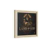 Lamb of God Matte Canvas Print — 'Redeemer. Sacrifice. Grace.' Framed Religious Wall Art Canvas Printify 
