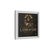 Lamb of God Matte Canvas Print — 'Redeemer. Sacrifice. Grace.' Framed Religious Wall Art Canvas Printify 