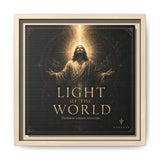 Light of the World – Framed Matte Canvas Wall Art Canvas Printify 10″ x 10″ 1.25" Natural