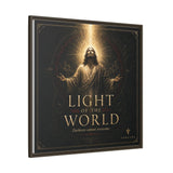 Light of the World – Framed Matte Canvas Wall Art Canvas Printify 