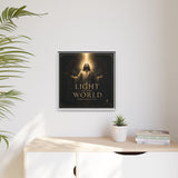 Light of the World – Framed Matte Canvas Wall Art Canvas Printify 