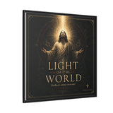 Light of the World – Framed Matte Canvas Wall Art Canvas Printify 