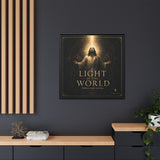 Light of the World – Framed Matte Canvas Wall Art Canvas Printify 