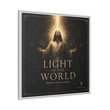 Light of the World – Framed Matte Canvas Wall Art Canvas Printify 