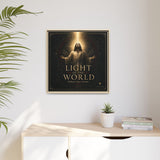 Light of the World – Framed Matte Canvas Wall Art Canvas Printify 