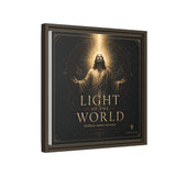 Light of the World – Framed Matte Canvas Wall Art Canvas Printify 