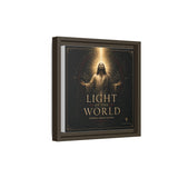 Light of the World – Framed Matte Canvas Wall Art Canvas Printify 