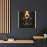 Light of the World – Framed Matte Canvas Wall Art Canvas Printify 
