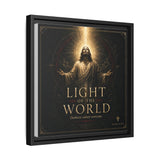 Light of the World – Framed Matte Canvas Wall Art Canvas Printify 