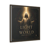 Light of the World – Framed Matte Canvas Wall Art Canvas Printify 
