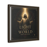Light of the World – Framed Matte Canvas Wall Art Canvas Printify 
