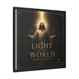 Light of the World – Framed Matte Canvas Wall Art Canvas Printify 