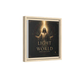 Light of the World – Framed Matte Canvas Wall Art Canvas Printify 