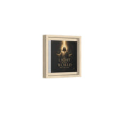 Light of the World – Framed Matte Canvas Wall Art Canvas Printify 