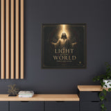 Light of the World – Framed Matte Canvas Wall Art Canvas Printify 