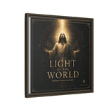 Light of the World – Framed Matte Canvas Wall Art Canvas Printify 