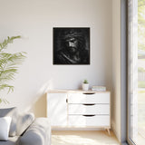 Norvane Crown of Sorrow Jesus Canvas Print – Monochrome Christian Wall Art Canvas Printify 