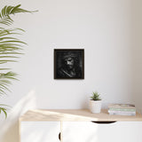 Norvane Crown of Sorrow Jesus Canvas Print – Monochrome Christian Wall Art Canvas Printify 
