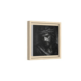 Norvane Crown of Sorrow Jesus Canvas Print – Monochrome Christian Wall Art Canvas Printify 
