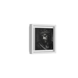 Norvane Crown of Sorrow Jesus Canvas Print – Monochrome Christian Wall Art Canvas Printify 