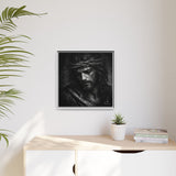Norvane Crown of Sorrow Jesus Canvas Print – Monochrome Christian Wall Art Canvas Printify 