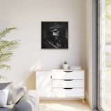 Norvane Crown of Sorrow Jesus Canvas Print – Monochrome Christian Wall Art Canvas Printify 