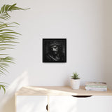 Norvane Crown of Sorrow Jesus Canvas Print – Monochrome Christian Wall Art Canvas Printify 