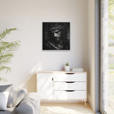 Norvane Crown of Sorrow Jesus Canvas Print – Monochrome Christian Wall Art Canvas Printify 