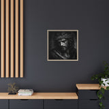 Norvane Crown of Sorrow Jesus Canvas Print – Monochrome Christian Wall Art Canvas Printify 