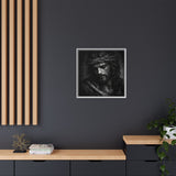 Norvane Crown of Sorrow Jesus Canvas Print – Monochrome Christian Wall Art Canvas Printify 