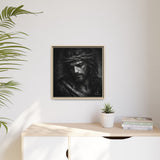 Norvane Crown of Sorrow Jesus Canvas Print – Monochrome Christian Wall Art Canvas Printify 