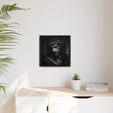 Norvane Crown of Sorrow Jesus Canvas Print – Monochrome Christian Wall Art Canvas Printify 
