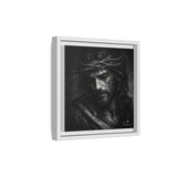 Norvane Crown of Sorrow Jesus Canvas Print – Monochrome Christian Wall Art Canvas Printify 