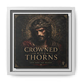Norvane Crowned with Thorns Framed Canvas – Religious Wall Art in White – view 5