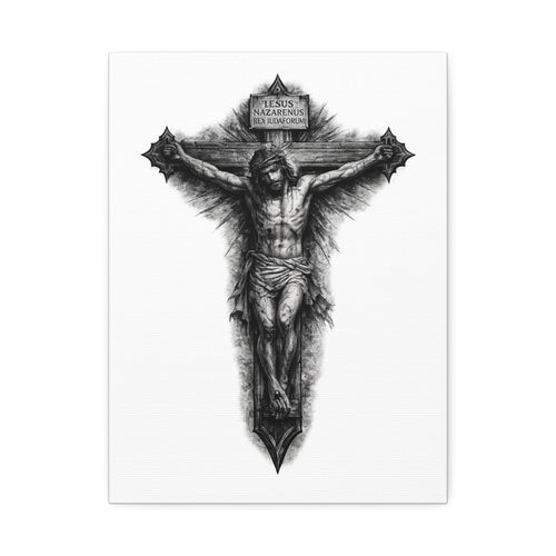 Norvane Crucifixion Jesus Canvas Print – Stretched Religious Wall Art – view 2