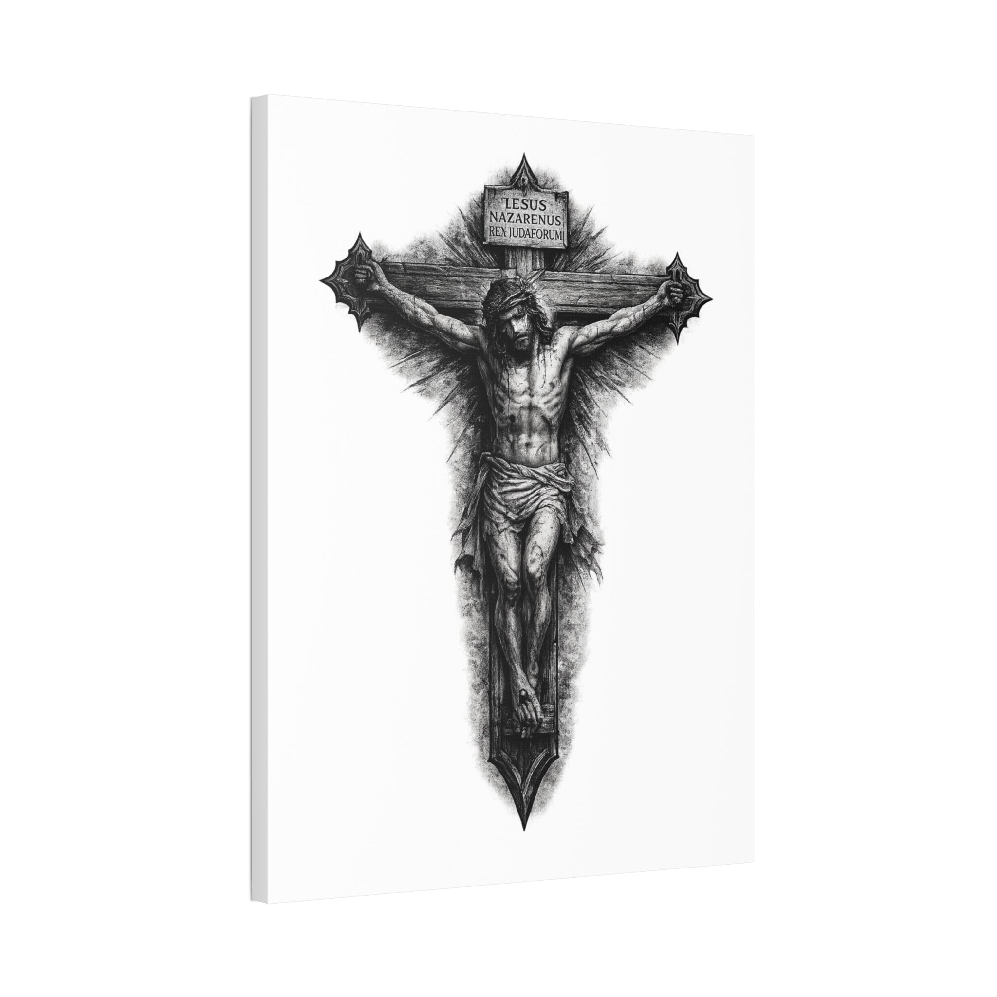 Norvane Crucifixion Jesus Canvas Print – Stretched Religious Wall Art – view 8