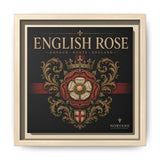 Norvane English Rose Framed Canvas – Vintage Tudor Crest Wall Art in Natural – view 8