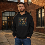 Norvane Freedom Eagle Hoodie – Land of the Free Patriotic Pullover in Black