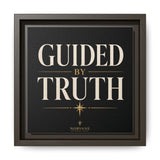 Norvane Guided by Truth Framed Canvas – Modern Faith Wall Art in Espresso – view 7