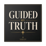 Norvane Guided by Truth Framed Canvas – Modern Faith Wall Art in Espresso – view 9